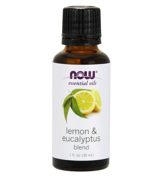 NOW FOODS Lemon & Eucalyptus Blend - Olejek Cytrynowy, Olejek Eukaliptusowy i Olejek z Trawy Cytrynowej (30 ml)