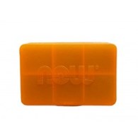NOW FOODS Pillbox - organizer na leki (pomarańczowy)