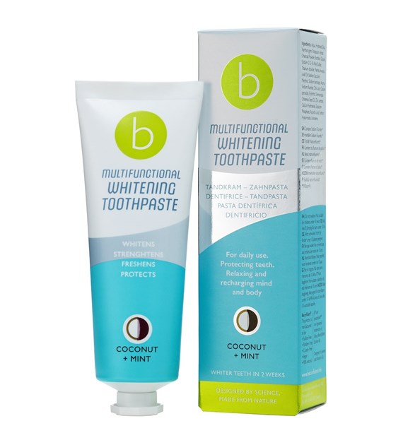 BECONFIDENT Multifunctional whitening toothpaste with coconut and mint flavour (75 ml)