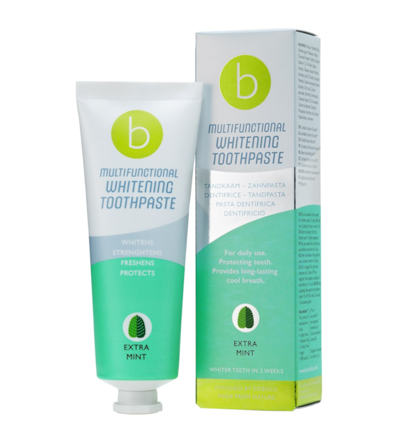 BECONFIDENT Wielofunkcyjna wybielająca pasta do zębów o mocnym smaku mięty (75 ml)