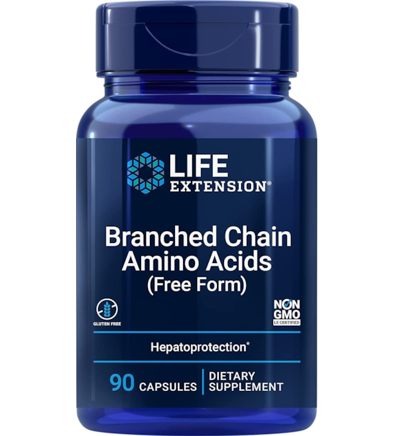 LIFE EXTENSION Branched Chain Amino Acids (BCAA) (90 kaps.)