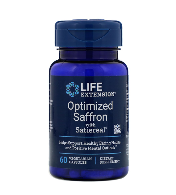 LIFE EXTENSION Szafran - Optimized Saffron with Satiereal (60 kaps.)