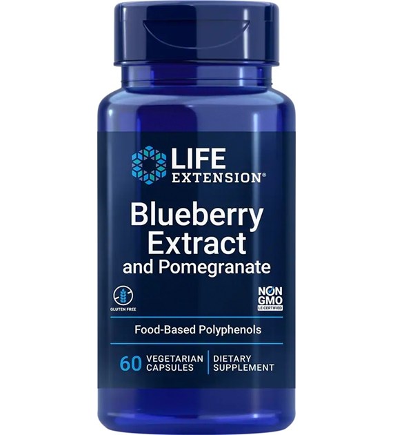 LIFE EXTENSION Blueberry Extract with Pomegranate (60 vcaps)