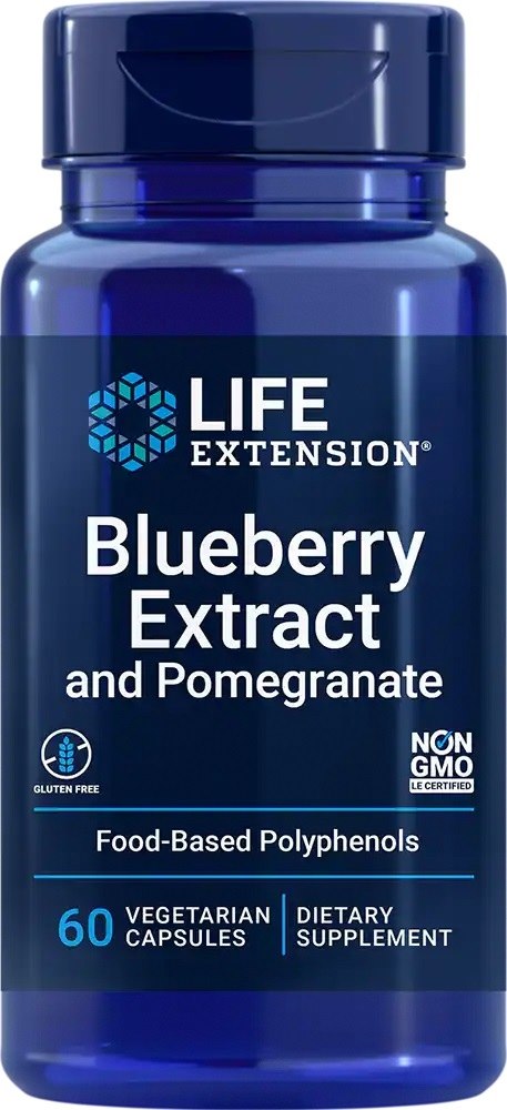 LIFE EXTENSION Blueberry Extract with Pomegranate (60 vcaps)
