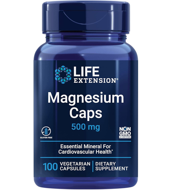 LIFE EXTENSION Magnesium Caps, 500 mg (100 vcaps)