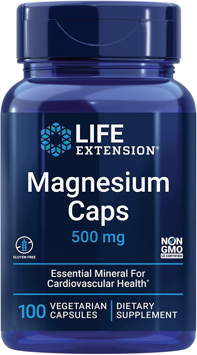 LIFE EXTENSION Magnesium Caps, 500 mg (100 vcaps)
