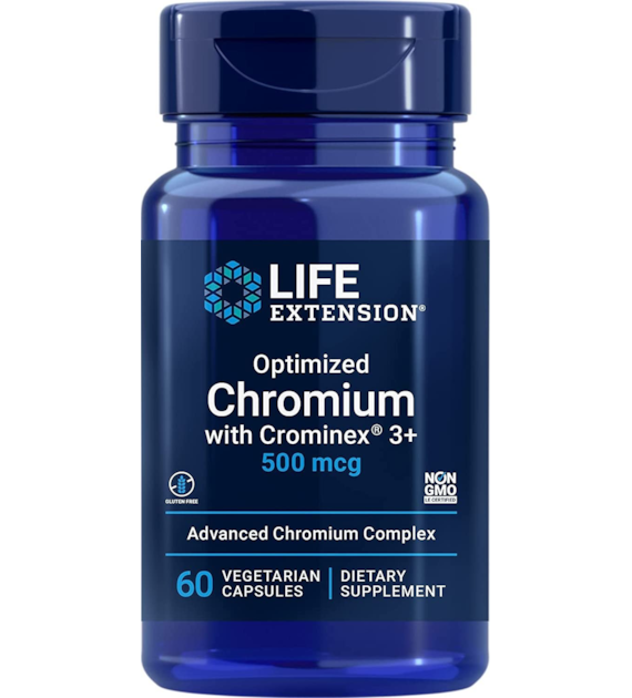 LIFE EXTENSION Optimized Chromium with Crominex 3+ (60 kaps.)