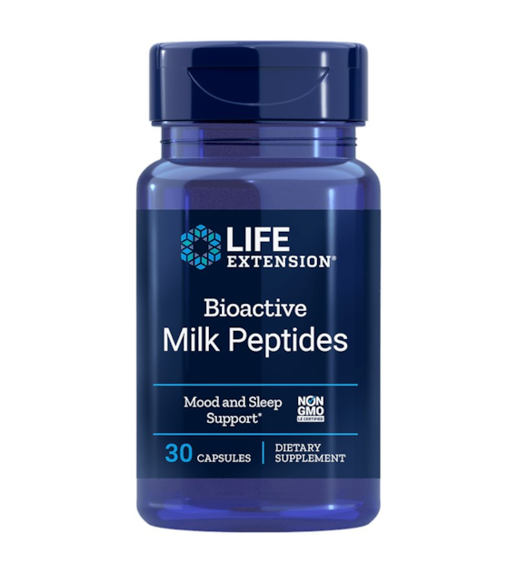 LIFE EXTENSION Bioactive Milk Peptides - Bioaktywne Peptydy Mleczne 150 mg (30 kaps.)