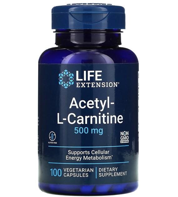 LIFE EXTENSION Acetyl L-Carnitine 500 mg (100 kaps.)