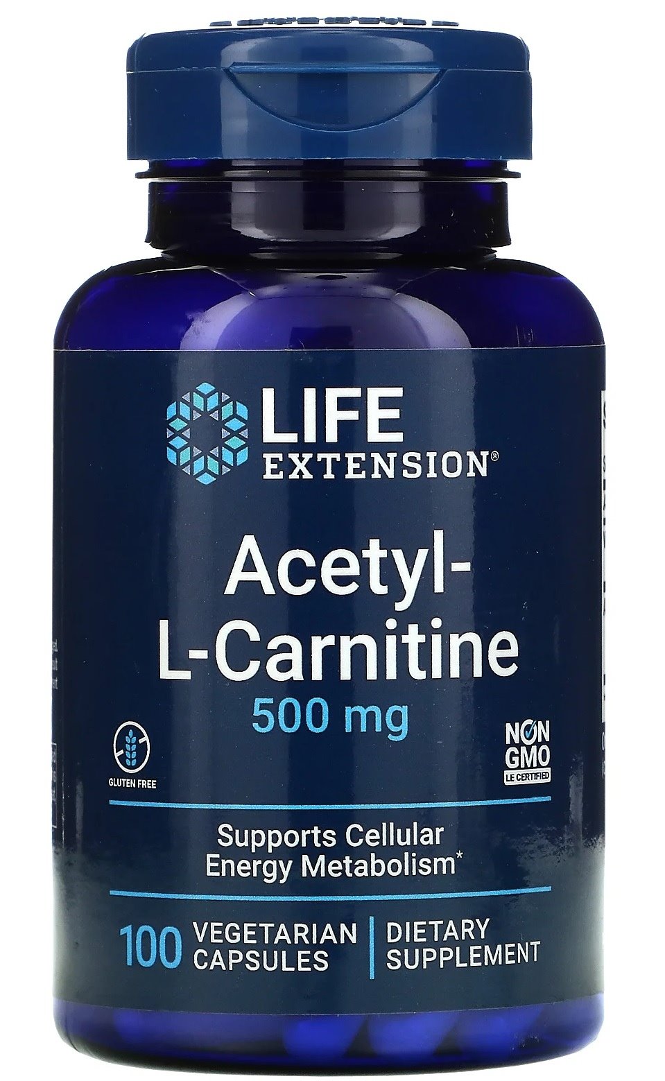 LIFE EXTENSION Acetyl-L-Carnitine, 500 mg (100 vcaps)