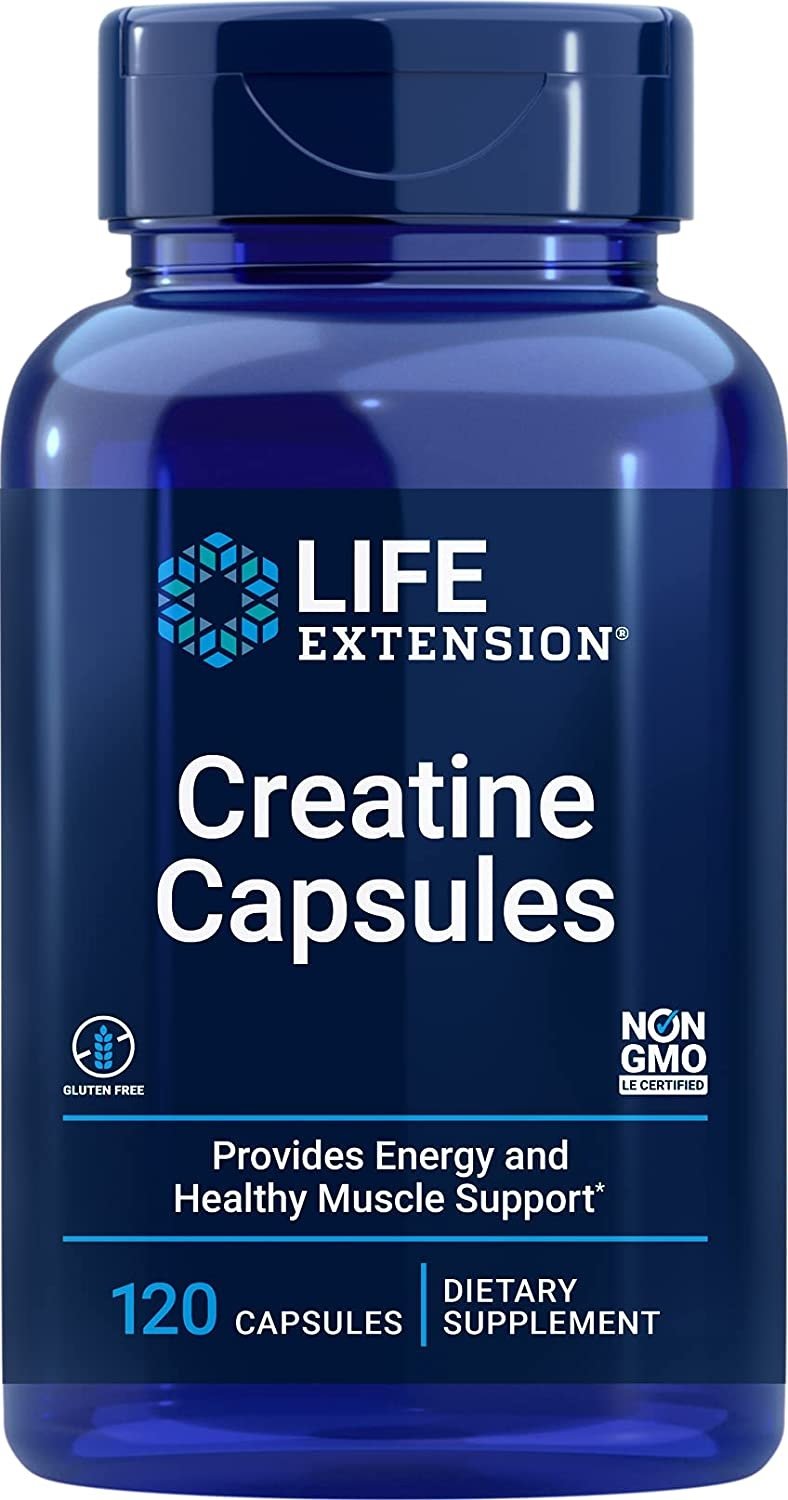 LIFE EXTENSION Creatine Capsules (120 vcaps)