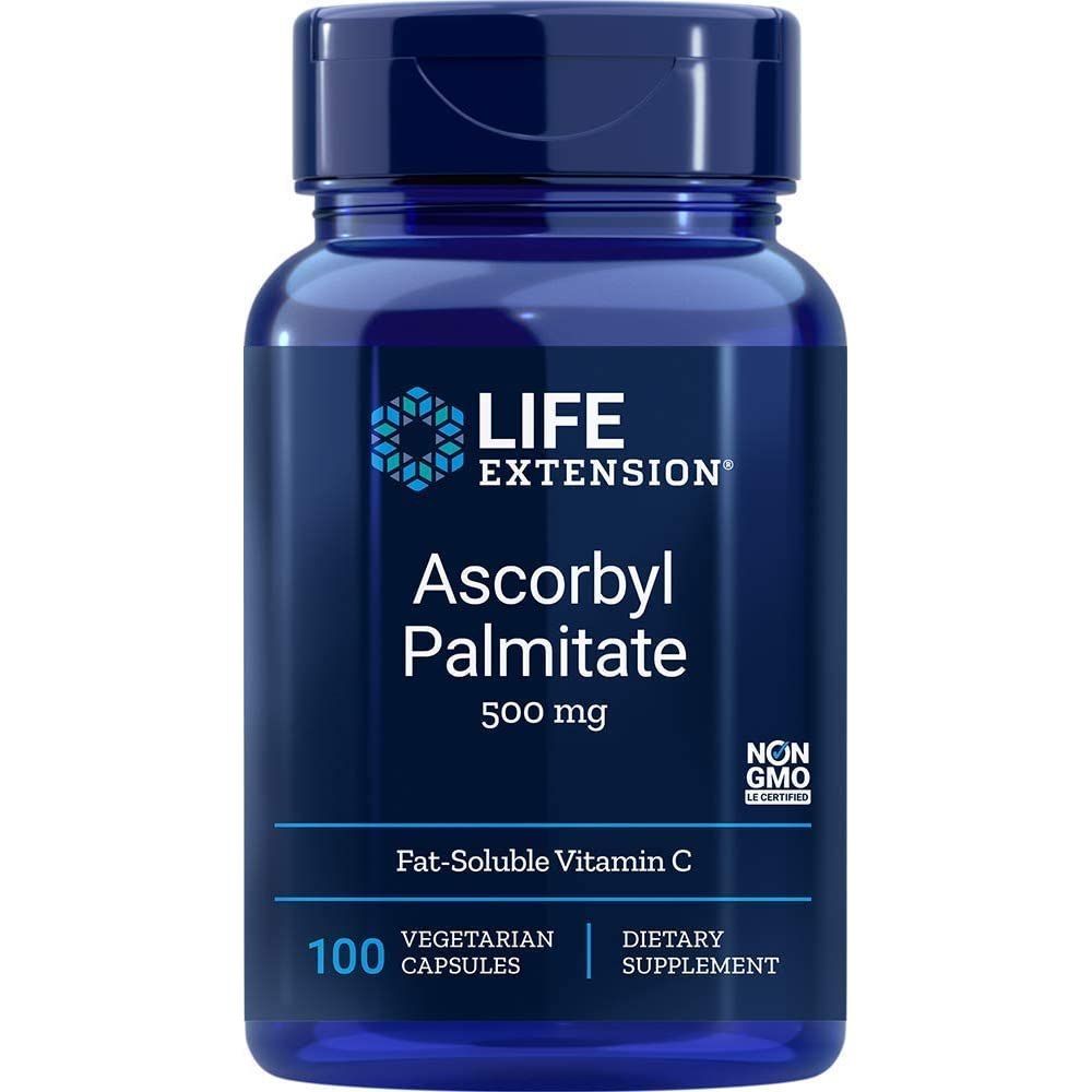 LIFE EXTENSION Ascorbyl Palmitate, 500 mg (100 vcaps)