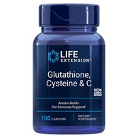 LIFE EXTENSION Glutathione, Cysteine & C (100 caps)
