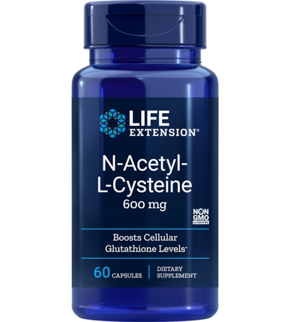 LIFE EXTENSION NAC - N-Acetylo-L-Cysteina (60 kaps.)