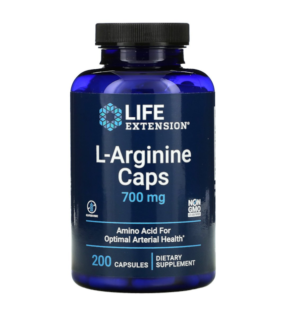 LIFE EXTENSION L-Arginina 700 mg (200 kaps.)