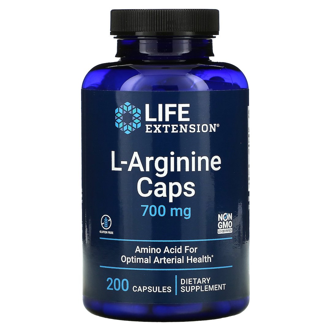 LIFE EXTENSION L-Arginine, 700 mg (200 caps)