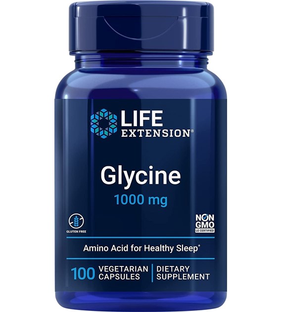 LIFE EXTENSION Glycine, 1000 mg (100 vcaps)