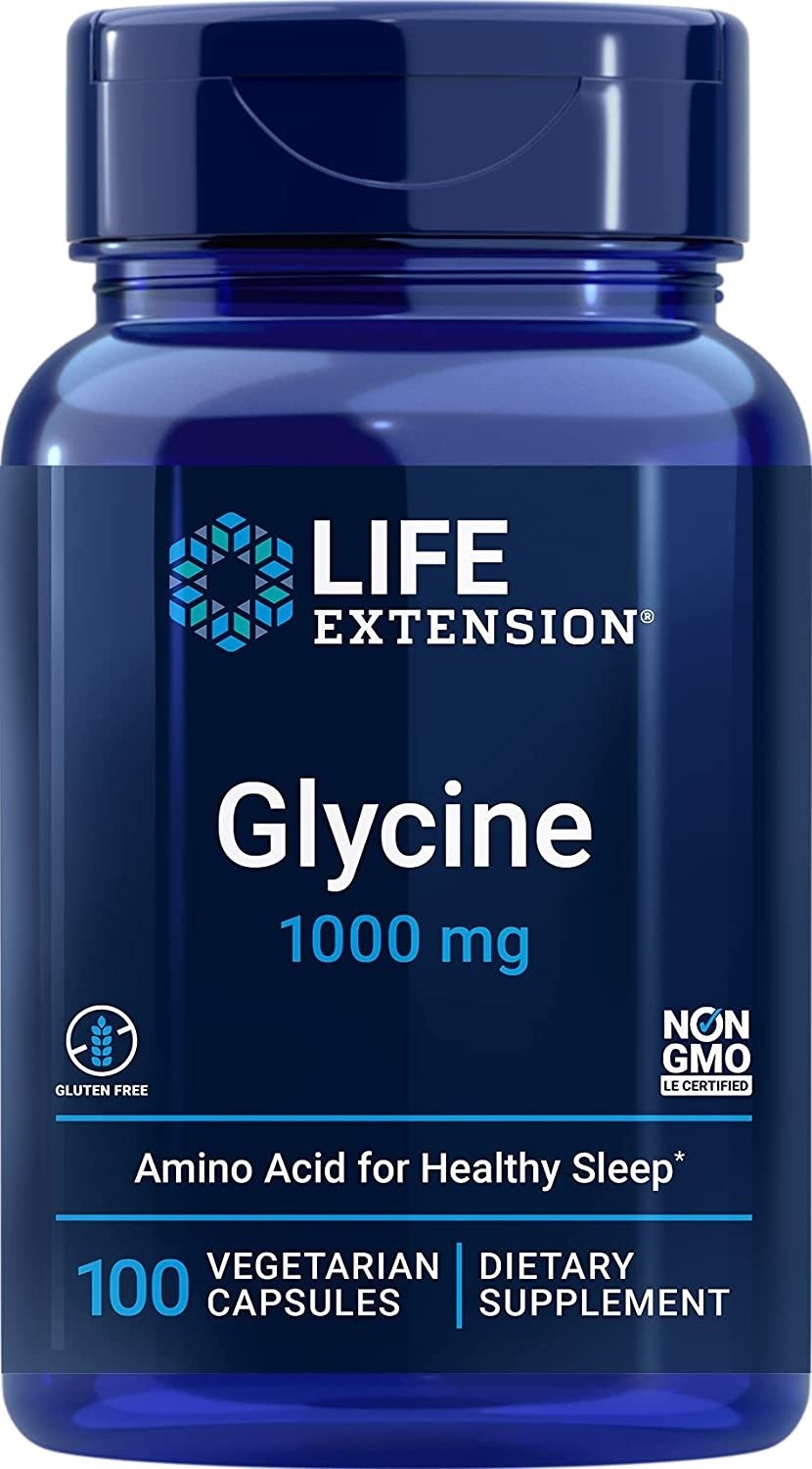 LIFE EXTENSION Glycine, 1000 mg (100 vcaps)