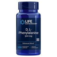 LIFE EXTENSION D,L-Phenylalanine Capsules, 500 mg (100 vcaps)