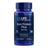 LIFE EXTENSION Iron Protein Plus, 300 mg (100 caps)