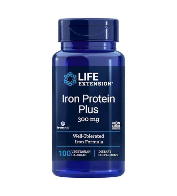 LIFE EXTENSION Iron Protein Plus (100 kaps.)