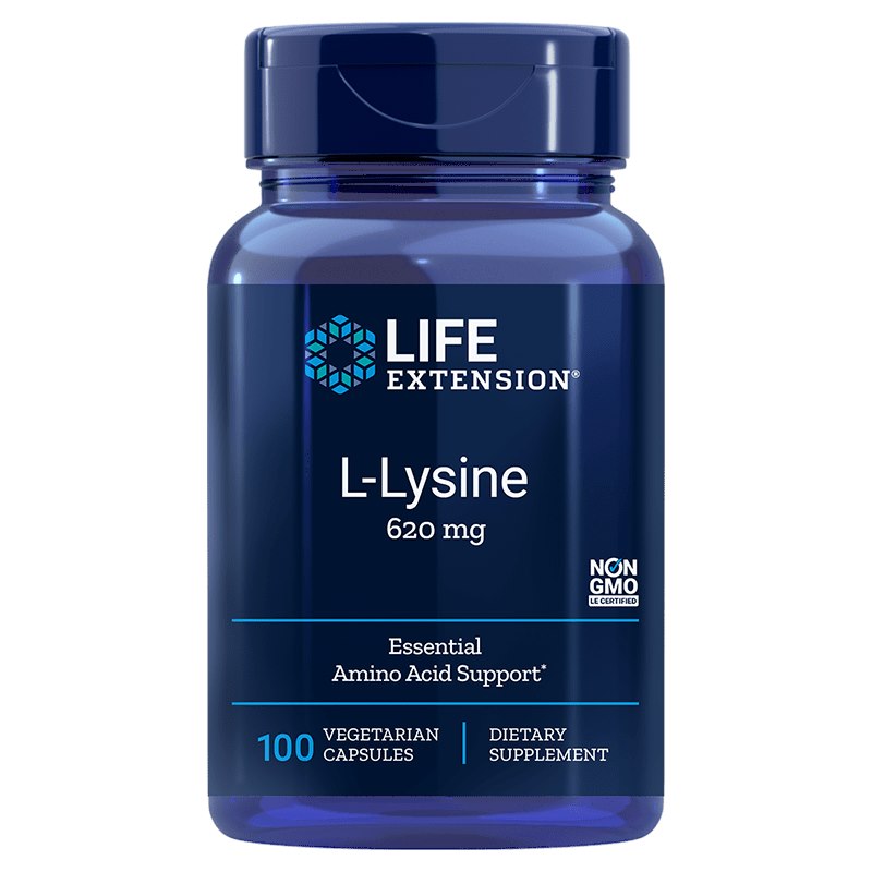 LIFE EXTENSION L-Lysine, 620 mg (100 vcaps)