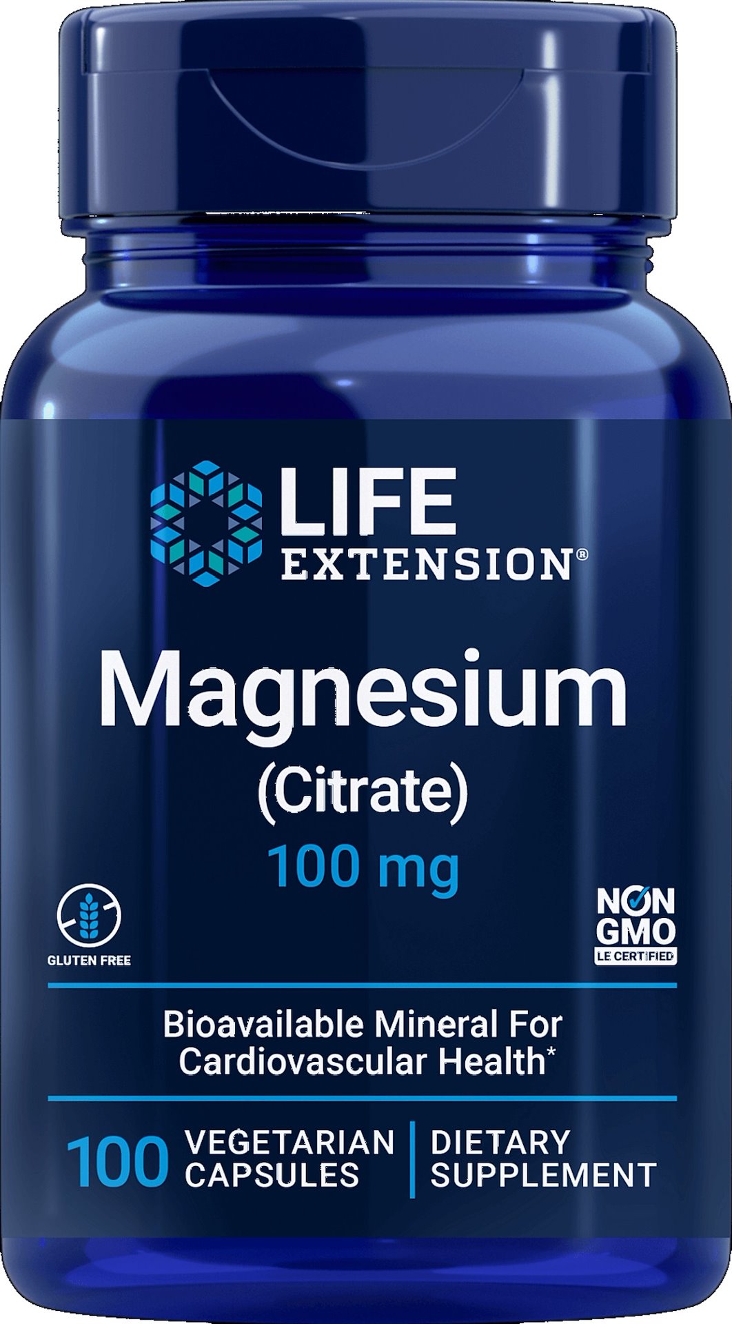 LIFE EXTENSION Magnesium Citrate - Magnez 100 mg (100 kaps.)