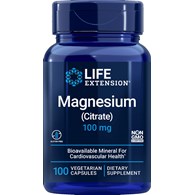 LIFE EXTENSION Magnesium Citrate, 160 mg (100 vcaps)