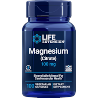 LIFE EXTENSION Magnesium Citrate - Magnez 100 mg (100 kaps.)