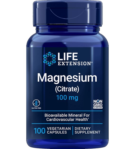 LIFE EXTENSION Magnesium Citrate, 160 mg (100 vcaps)