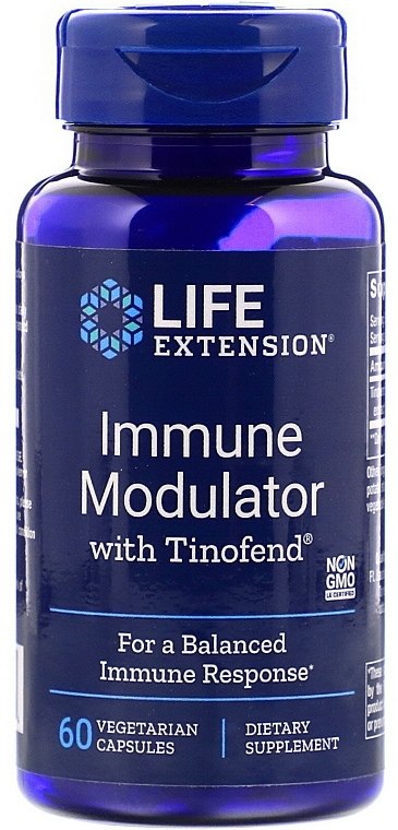 LIFE EXTENSION Immune Modulator with Tinofend® (60 vcaps)