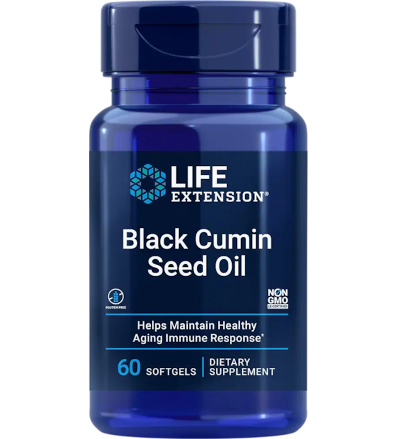 LIFE EXTENSION Black Cumin Seed Oil (60 kaps.)