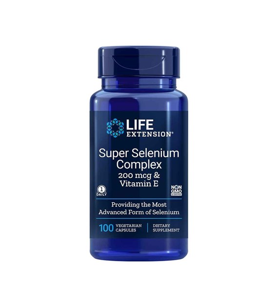 LIFE EXTENSION Super Selenium Complex 200 mcg & Vitamin E (100 vcaps)