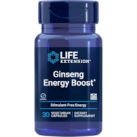 LIFE EXTENSION Ginseng Energy Boost (30 kaps.)