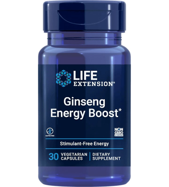 LIFE EXTENSION Ginseng Energy Boost (30 kaps.)