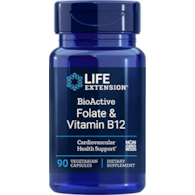 LIFE EXTENSION BioActive Foliany i Witamina B12 (90 kaps.)