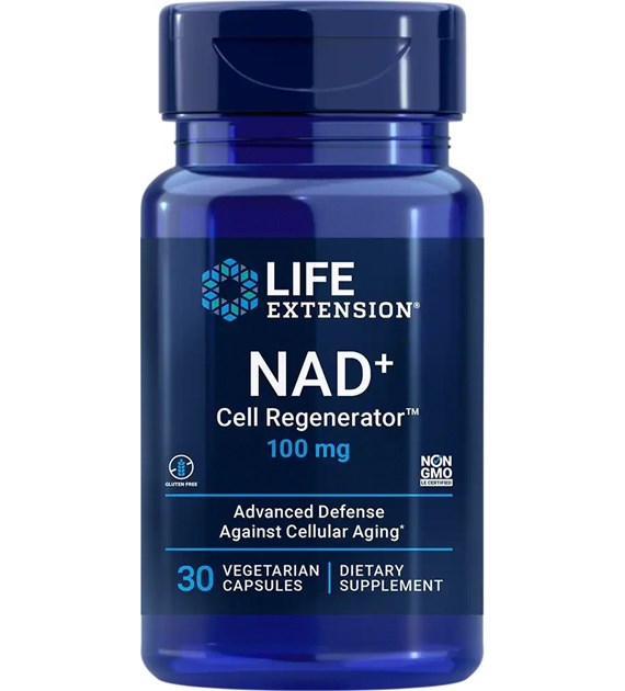 LIFE EXTENSION NAD+ Cell Regenerator Nicotinamide Riboside, 100 mg (30 vcaps)