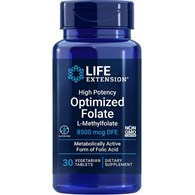 LIFE EXTENSION High Potency Optimized Folate, 8500 mcg (30 tabs)