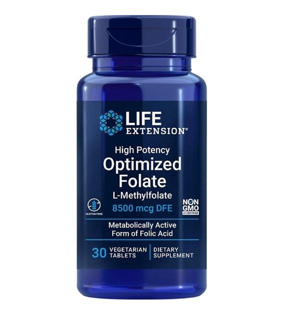 LIFE EXTENSION High Potency Optimized Folate, 8500 mcg (30 tabs)
