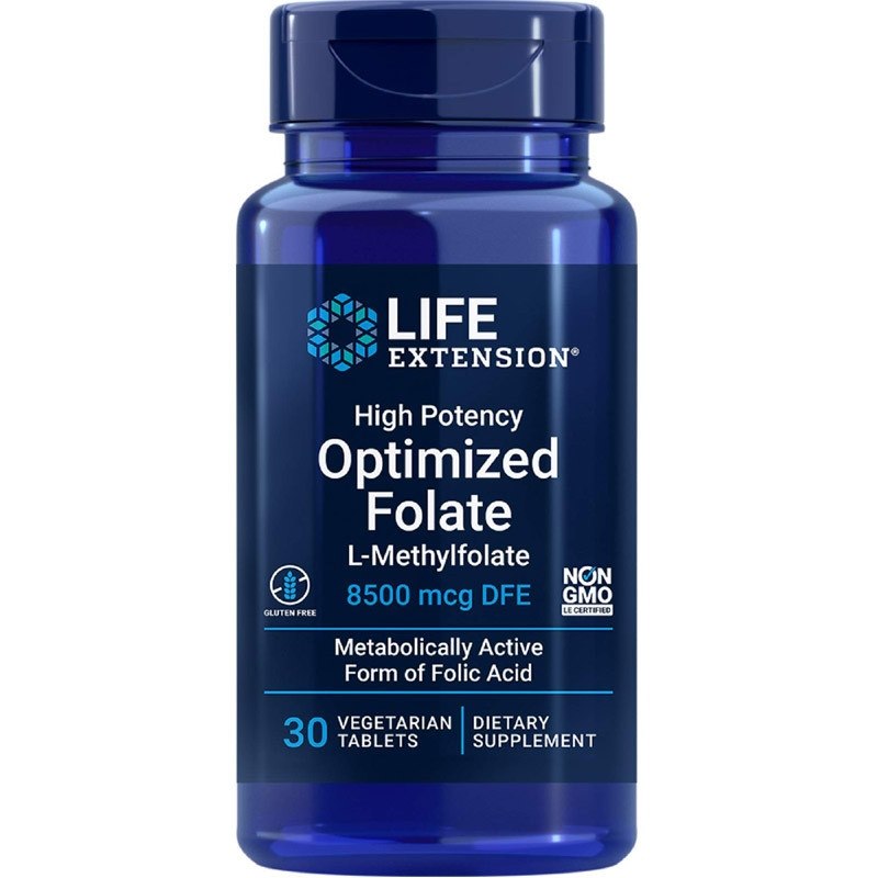 LIFE EXTENSION High Potency Optimized Folate, 8500 mcg (30 tabs)