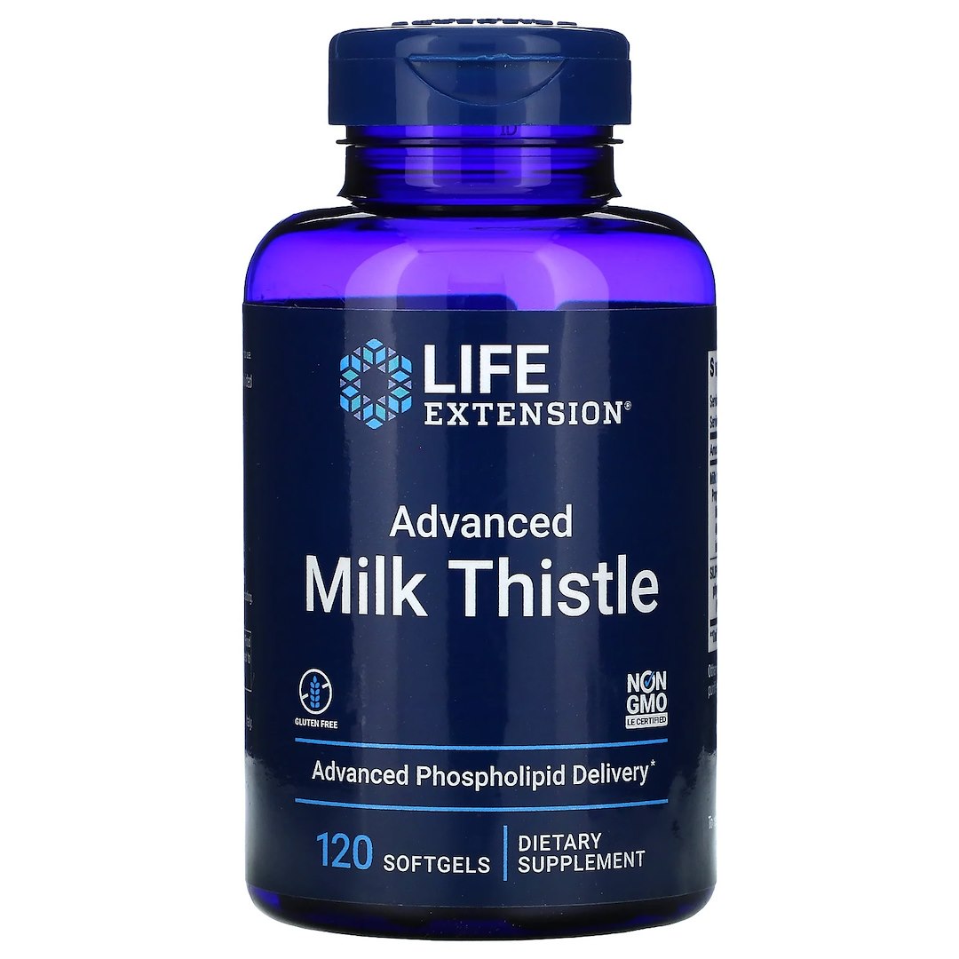 LIFE EXTENSION Advanced Milk Thistle - Ostropest Plamisty (120 kaps.)
