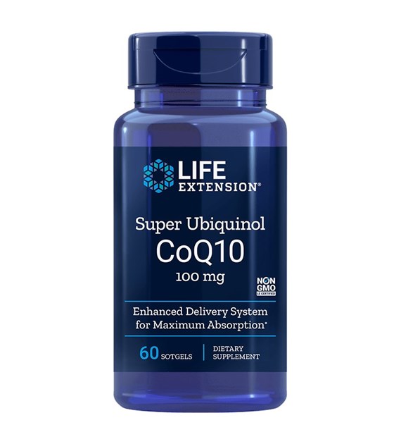 LIFE EXTENSION Super Ubiquinol CoQ10, 100 mg (60 sgels)