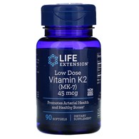 LIFE EXTENSION Low-Dose Vitamin K2, 45 mcg (90 sgels)