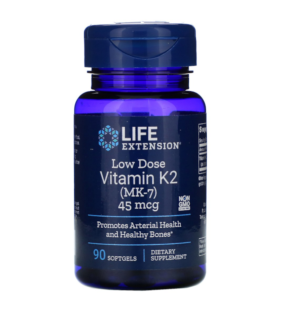 LIFE EXTENSION Low-Dose Vitamin K2 MK7 (90 kaps.)