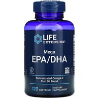 LIFE EXTENSION Mega EPA/DHA (120 sgels)