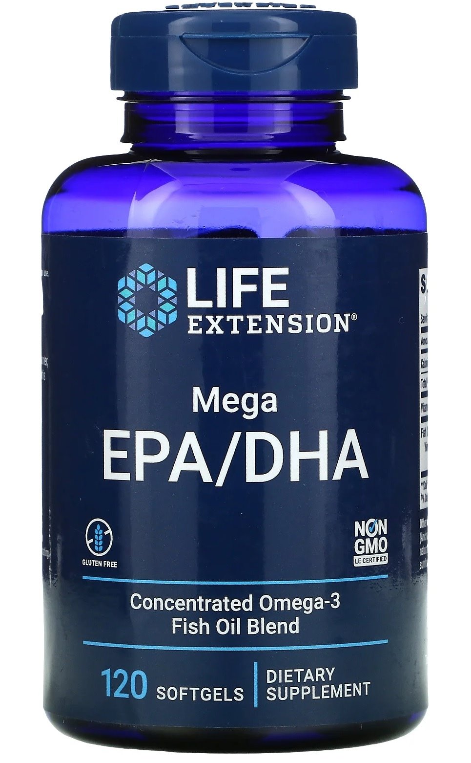 LIFE EXTENSION Mega EPA/DHA (120 sgels)