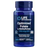 LIFE EXTENSION Kwas foliowy - Optimized Folate (100 tabl.)