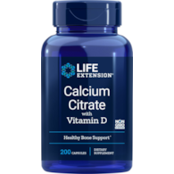 LIFE EXTENSION Calcium Citrate with Vitamin D (200 kaps.)