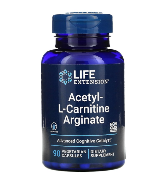 LIFE EXTENSION Acetyl-L-Carnitine Arginate - Arginian Acetylo-L-Karnityny (90 kaps.)