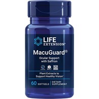LIFE EXTENSION MacuGuard Ocular Support with Saffron (60 sgels)